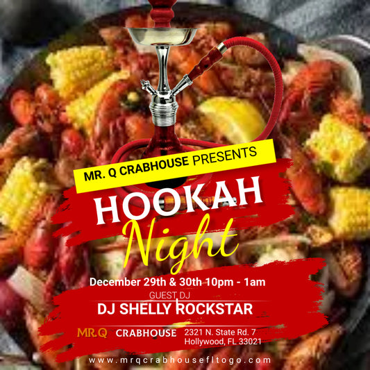 Hookah Nights @ Mr. Q’s featuring #yourfavoritechickdj Shelly Rockstar