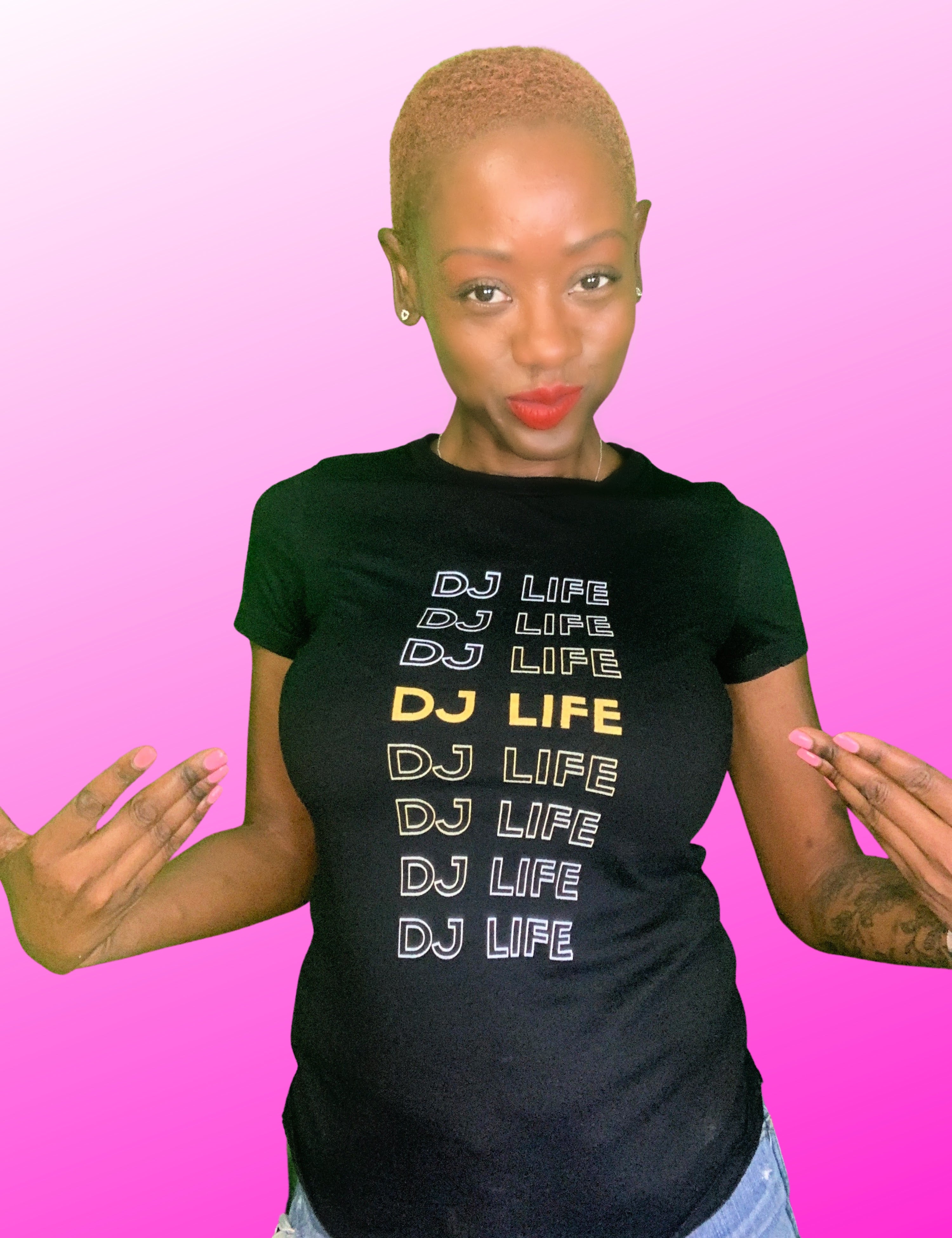 DJ Life Girl Tee